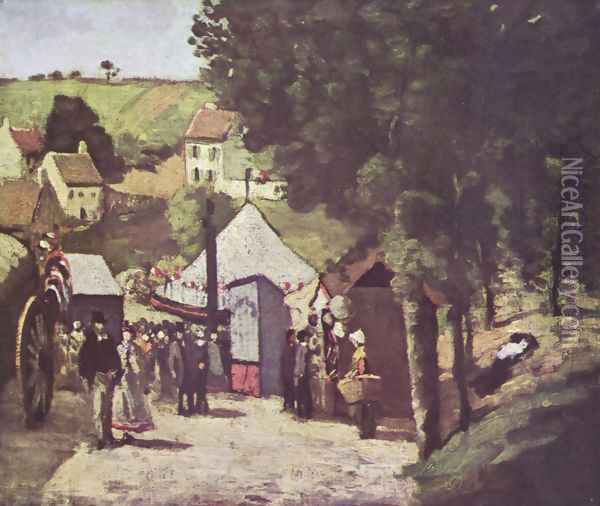 Eremitage, Pontoise Oil Painting - Paul Cezanne