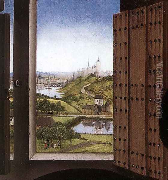 St Ivo (detail) c. 1450 Oil Painting - Rogier van der Weyden