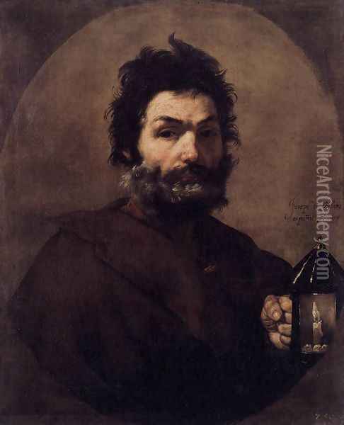 Diogenes 1637 Oil Painting - Jusepe de Ribera