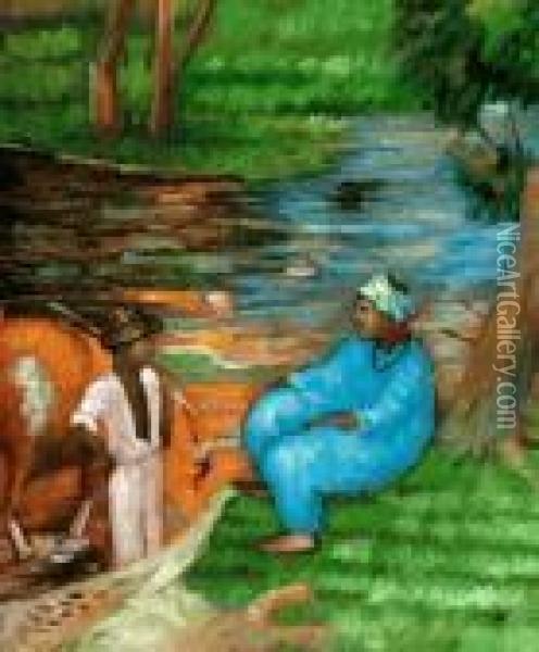 Ea Haere Ia Oe Oil Painting - Paul Gauguin