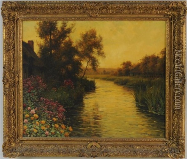 Evening Beaumont-le-roger Oil Painting - Louis Aston Knight