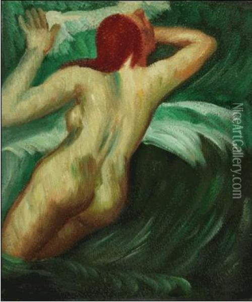 Ondine Oil Painting - T. Gauguin