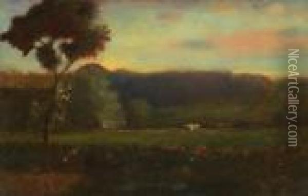 Near Montclair Oil Painting - George Inness
