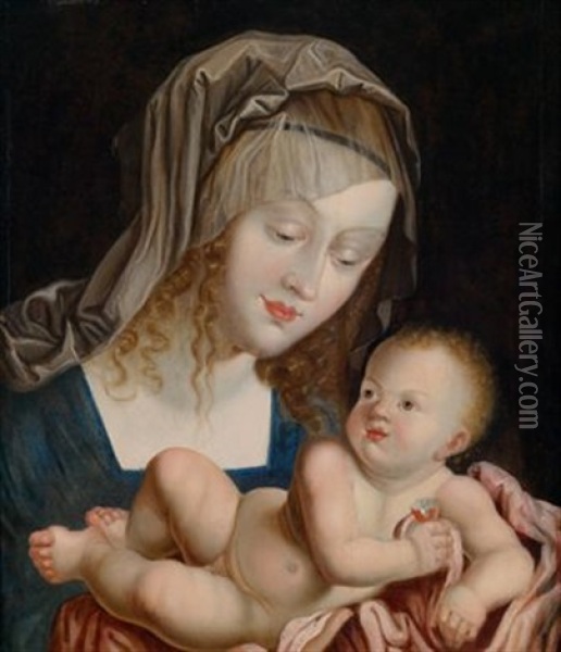 Madonna Mit Kind Oil Painting - Albrecht Duerer