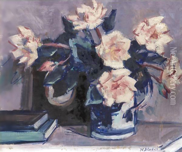 Roses 3 Oil Painting - Francis Campbell Boileau Cadell