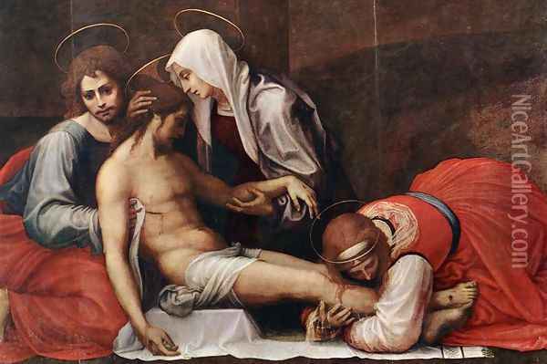 Deposition Oil Painting - Fra Bartolomeo