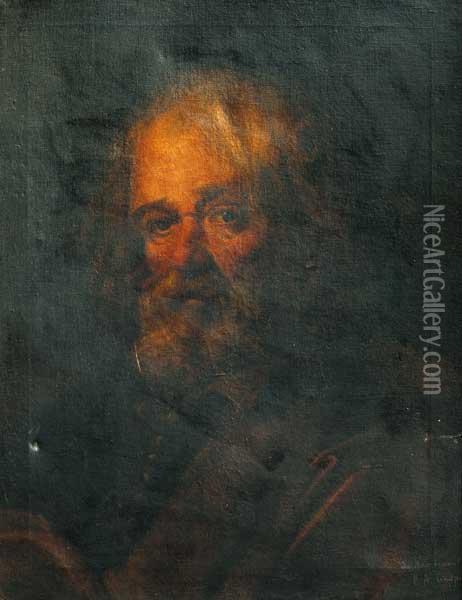 - Copia De Rembrandt Oil Painting - F.A. Ciappa