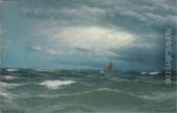 The Lonely Ocean Oil Painting - David James