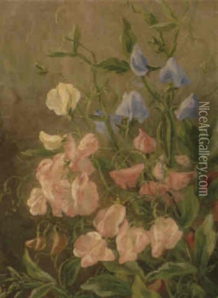 Aerteblomster Oil Painting - Anthonie Eleonore (Anthonore) Christensen