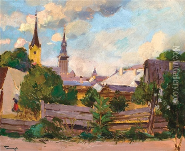 Subotica Oil Painting - Janos Tornyai