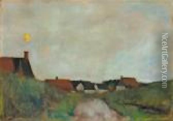 Domburg Oil Painting - Lesser Ury