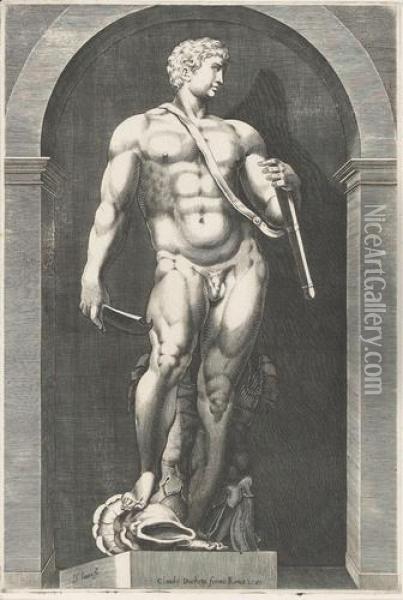 Perseus Oil Painting - Giacomo Lauro