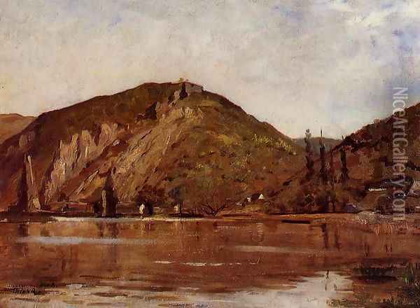 La Msuse aux environs de Namur 1880 Oil Painting - William Merritt Chase