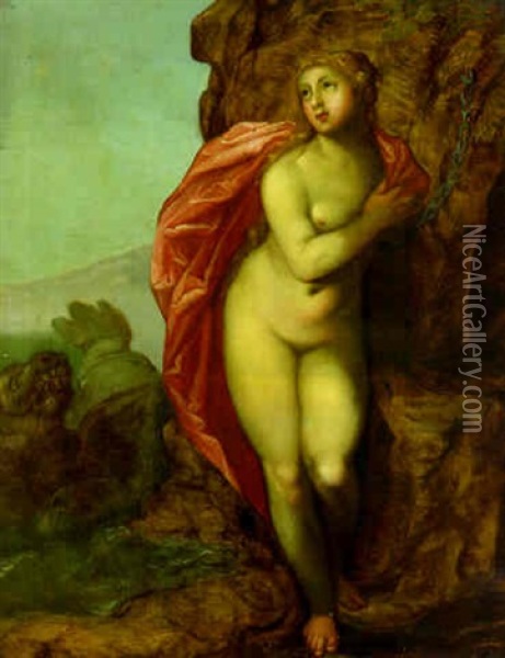 Andromeda Oil Painting - Hendrik van Balen the Elder