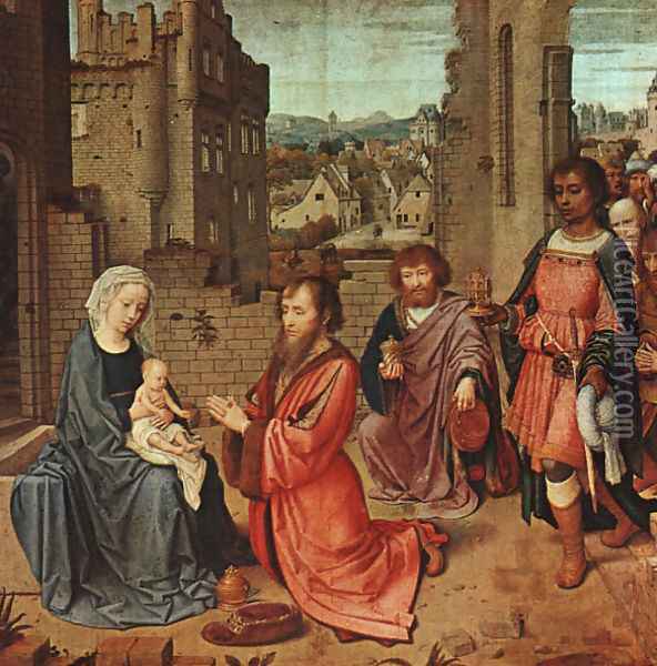 The Adoration of Kings Oil Painting - Gerard David