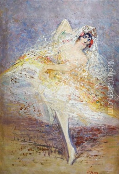The Dancer Oil Painting - Pere Ysern Alie