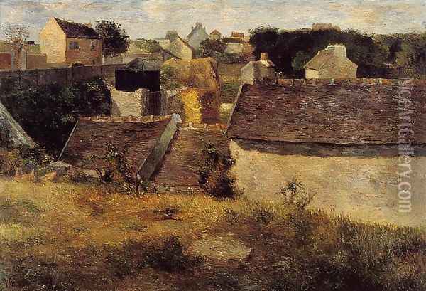 Houses Vaugirard Oil Painting - Paul Gauguin