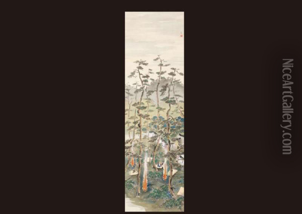 Landscape Oil Painting - Ikeda Sanshin Koson