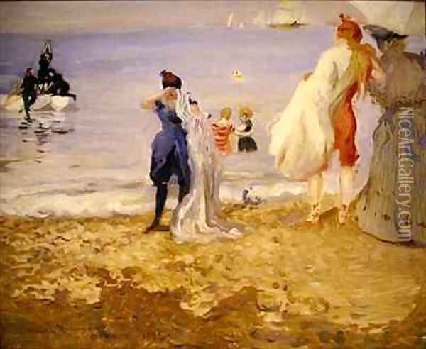 Dieppe 2 Oil Painting - Charles Edward Conder