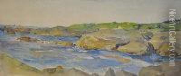 West Coast Seascape Oil Painting - Charles Hodge Mackie