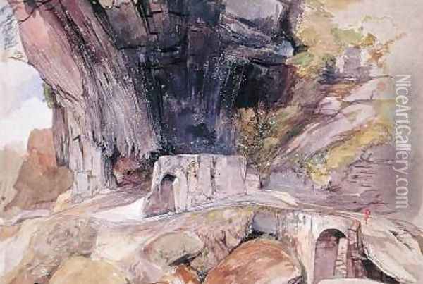 The Mountain Pass Oil Painting - John Frederick Lewis