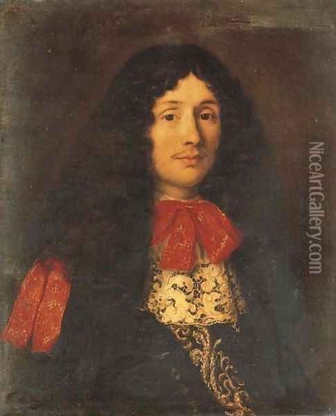 Portrait of a gentleman Oil Painting - Jakob Ferdinand Voet