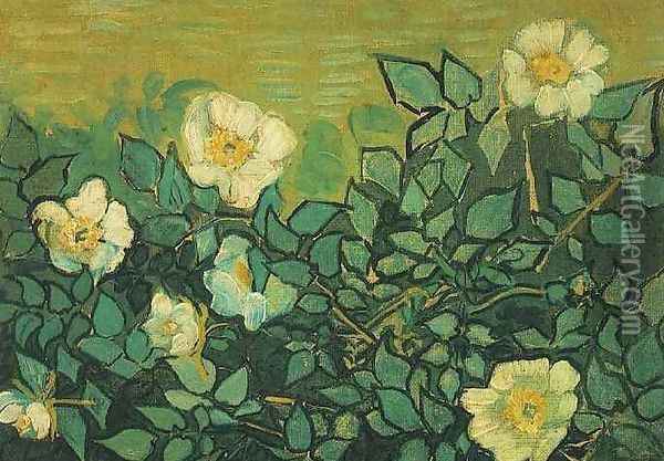 Wild Roses Oil Painting - Vincent Van Gogh