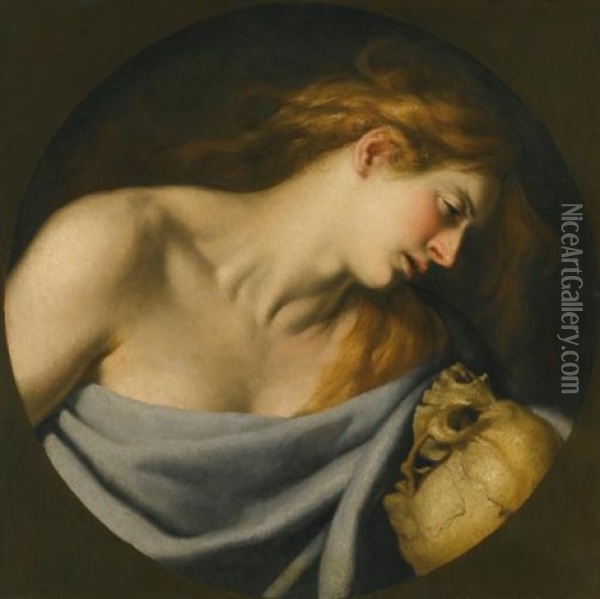 The Penitent Magdalene Oil Painting - Cesare Fracanzano