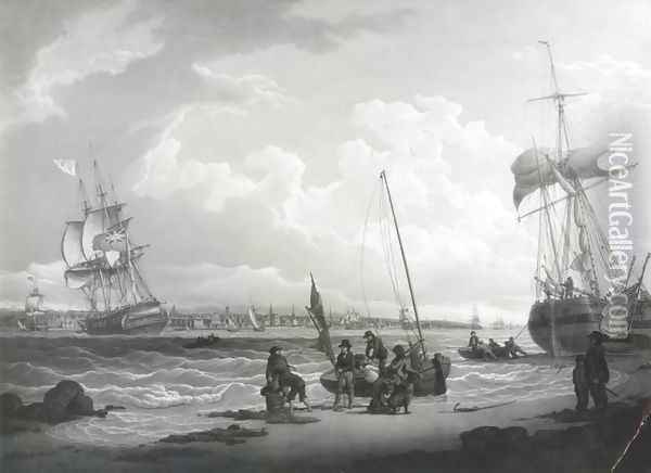 Liverpool Harbor I Oil Painting - Robert Salmon