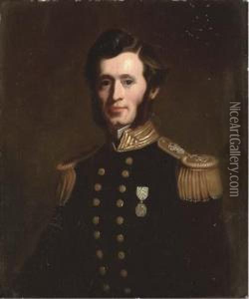 Admiral Sir Francis Leopold Mcclintock Oil Painting - John Lewis Reilly