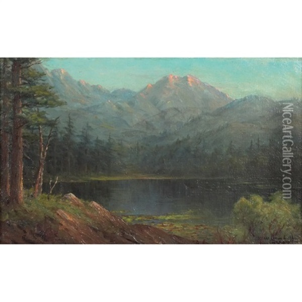 Sierra Lake Oil Painting - Kate White Newhall
