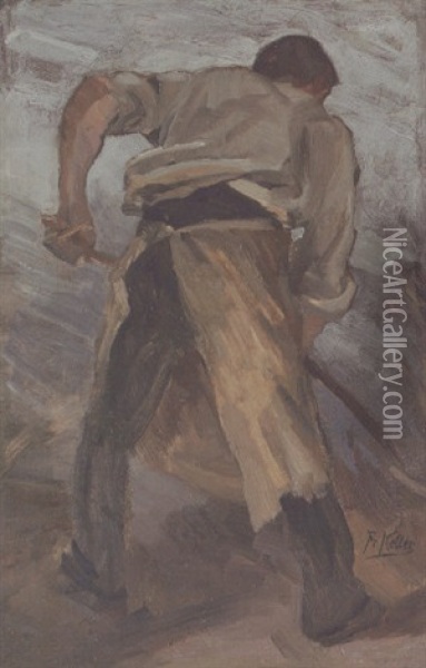 Steinbrucharbeiter Oil Painting - Friedrich von Keller