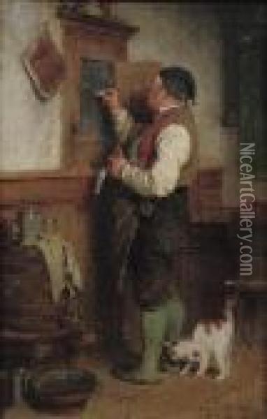 The Day's Special Oil Painting - Hugo Kauffmann