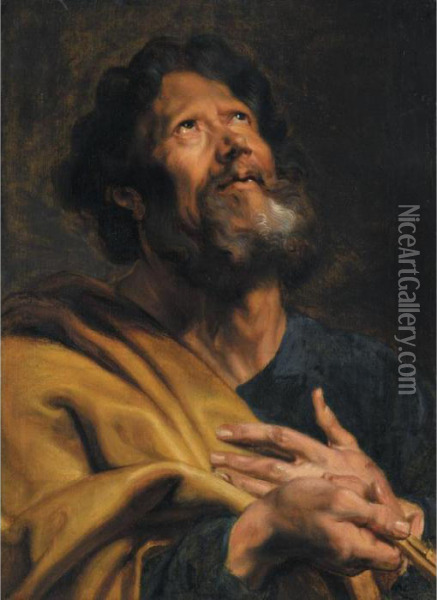 Saint Peter Oil Painting - Sir Anthony Van Dyck