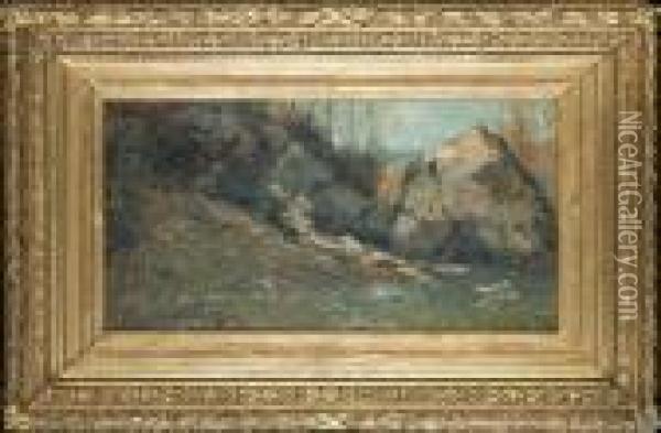 Paysage De L'ain Oil Painting - Adolphe Appian