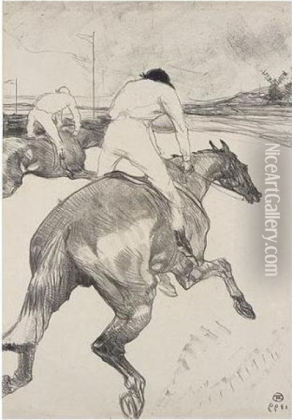 Le Jockey (w. 308; D. 279; A. 365) Oil Painting - Henri De Toulouse-Lautrec