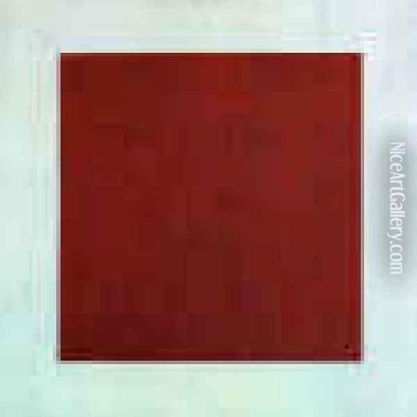 Red Square Oil Painting - Kazimir Severinovich Malevich