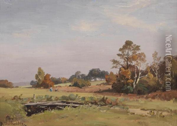 Summer Landscape Oil Painting - Josef Willroider