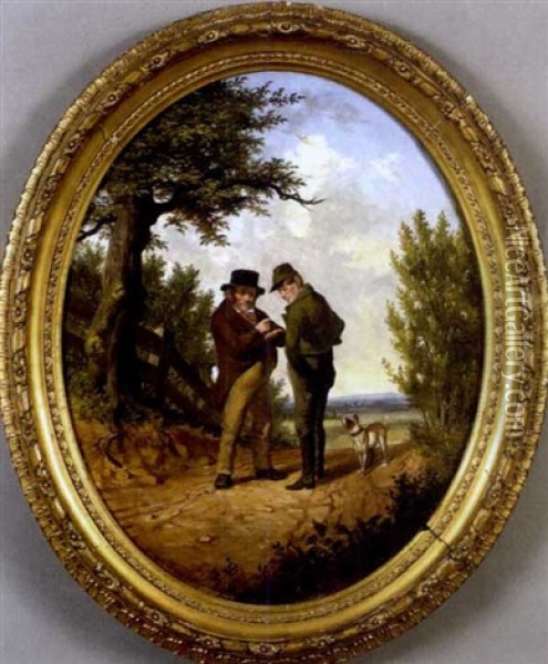 Striking A Deal Oil Painting - William Holbrook Beard