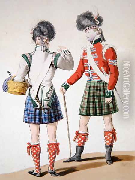 Scottish soldiers Oil Painting - Carle Vernet