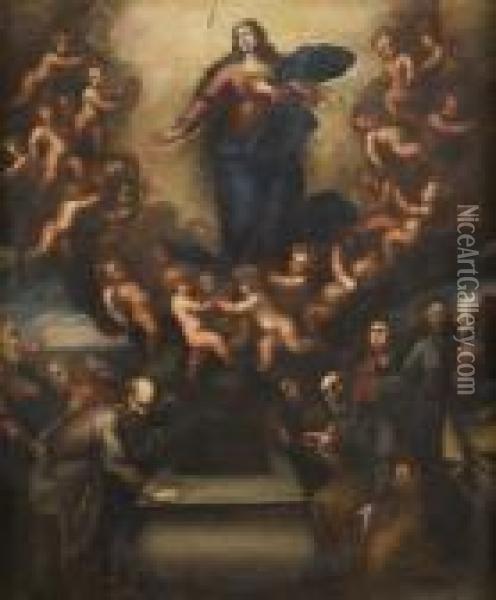 Siviglia 1618 - 1682 Assunzione Della Vergine
 Olio Su Tela, Cm. 77 X 62 Oil Painting - Bartolome Esteban Murillo