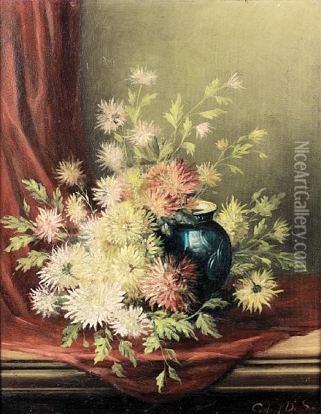 Bouquet De Fleurs Oil Painting - Gustave De Smet