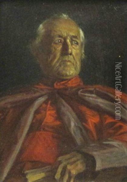 Bildnis Eines Kardinals Oil Painting - Wilhelm Lowith