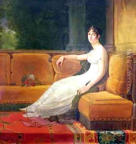 Empress Josephine 1763-1814 at Malmaison Oil Painting - Baron Francois Gerard