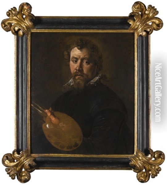 Self-portrait Oil Painting - Domenico Feti