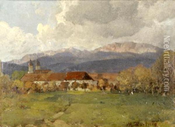 Kloster Benediktbeuern Oil Painting - Max Hartwig