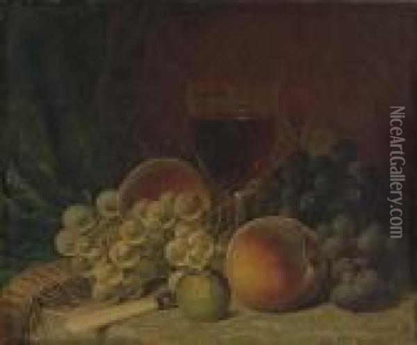 Fruit Oil Painting - William Mason Brown