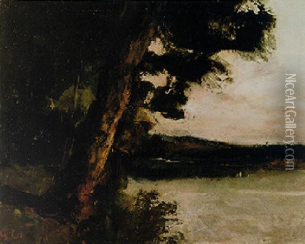Lake Starnberger, Bavaria Oil Painting - Gustave Courbet