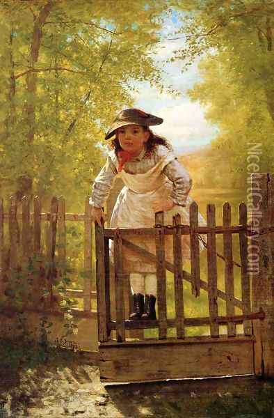 The Tomboy Oil Painting - John George Brown