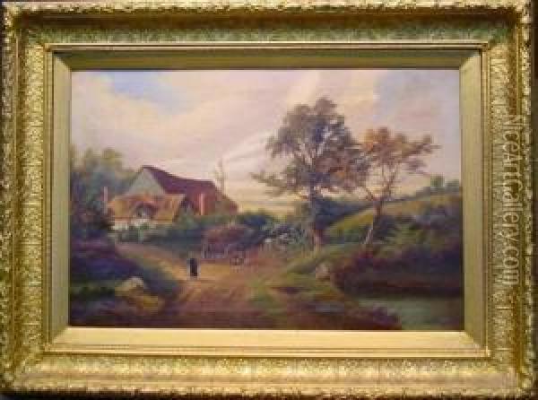 Neen Sollars - Shropshire Oil Painting - M. Maynard